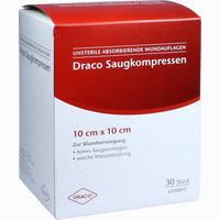 Saugkompressen Unsteril 10x10cm Draco 30 Stück