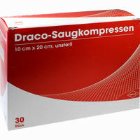 Saugkompressen Unsteril 10x20cm Draco 30 Stück