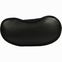 Schlafbrille Schwarz mit Klettband 1 Stück