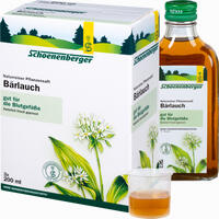 Schoenenberger Bärlauch Naturreiner Pflanzensaft 3 x 200 ml