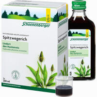 Schoenenberger Naturreiner Heilpflanzensaft Spitzwegerich 3 x 200 ml