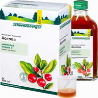 Schoenenberger Naturtrüber Fruchtsaft Acerola 3 x 200 ml