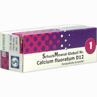 Schuckmineral Globuli 1 Calcium Fluoratum D12 7.5 g