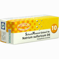 Schuckmineral Globuli 10 Natrium Sulfuricum D6 7.5 g