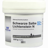 Schwarze Salbe 50% Lichtenstein N 500 g
