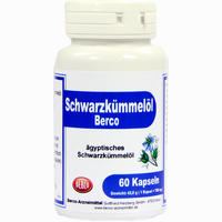 Schwarzkümmelöl Berco Kapseln 60 Stück