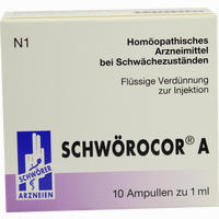 Schwörocor A Ampullen 10 x 1 ml