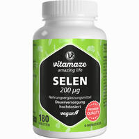 Selen Hochdosiert 200 Mcg Vitamaze Tabletten 180 Stück