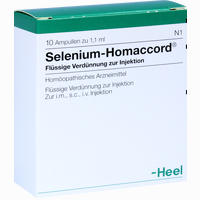 Selenium Homaccord Ampullen 10 Stück