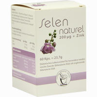 Selennaturel 200ug + Zink Kapseln 60 Stück