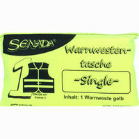Senada Warnweste Gelb Single Tasche 1 Stück