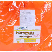 Senada Warnweste Orange im Beutel 1 Stück