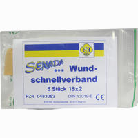 Senada Wundschnellverband 18cm X 2cm 5 Stück