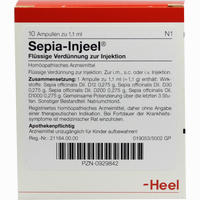 Sepia- Injeel Ampullen 10 Stück