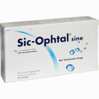 Sic- Ophtal Sine Augentropfen 30 x 0.6 ml