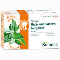 Sidroga Hals- und Rachen- Gurgeltee Filterbeutel 20 Stück