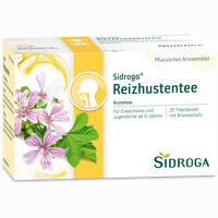 Sidroga Reizhustentee Filterbeutel 20 Stück