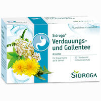 Sidroga Verdauungs- und Gallentee Tee 20 Stück