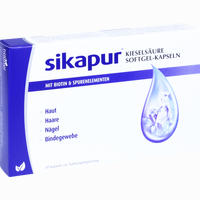 Sikapur Kieselsäure Softgel- Kapseln mit Biotin 30 Stück