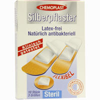 Silberpflaster 3 Größen Steril 10 Stück