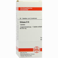 Silicea D6 Tabletten 80 Stück