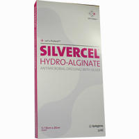 Silvercel Hydroalginat Verband 10x20cm Kompressen 5 Stück