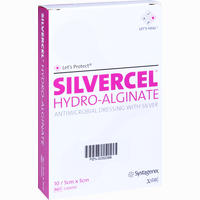 Silvercel Hydroalginat Verband 5x5cm Kompressen 10 Stück