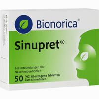 Sinupret Bionorica überzogene Tabletten 50 Stück