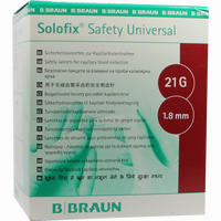 Solofix Safety Universal 21g 1.8mm Stichlanzetten 200 Stück