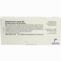 Solutio Ferri Comp D3 Ampullen 8 x 1 ml