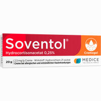 Soventol Hydrocortison Acetat 0.25% Creme 20 g
