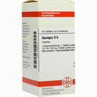 Spongia D6 Tabletten 80 Stück