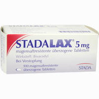 Stadalax 5 Mg Magensaftressistente überz. Tablette Tabletten 100 Stück