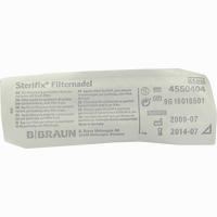 Sterifix Filternadel mit Intergriertem Filter Kanülen 1 Stück