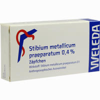Stibium Met Praep 0.4% Zäpfchen 10 Stück