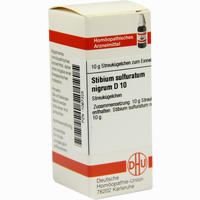 Stibium Sulfuratum Nigrum D10 Globuli 10 g