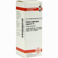 Stibium Sulfuratum Nigrum D12 Dilution 20 ml