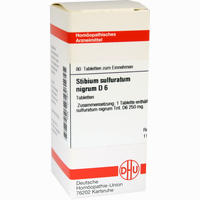 Stibium Sulfuratum Nigrum D6 Tabletten 80 Stück