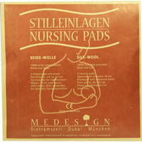 Stilleinlage Seide/Wolle 14cm 2 Stück