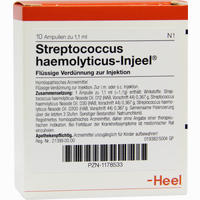 Streptococcus Haemolyticus- Injeel Ampullen 10 Stück