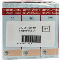 Strophanthus D4 Sanum Tabletten 240 Stück