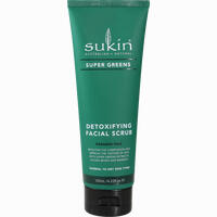Sukin Super Greens Detoxifying Facial Scrub Creme 125 ml