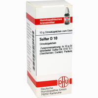 Sulfur D10 Globuli 10 g