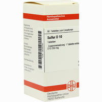 Sulfur D10 Tabletten 80 Stück