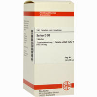 Sulfur D30 Tabletten 200 Stück