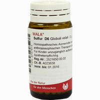 Sulfur D6 Globuli 20 g