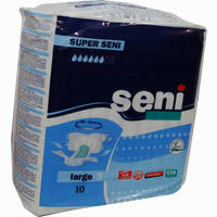 Super Seni Large Windeln für Erwachsene 10 Stück