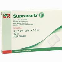 Suprasorb F Folienwundverband 5x7cm 10 Stück