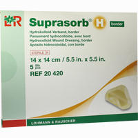 Suprasorb H Hydrokolloidverband Border 14x14cm 5 Stück