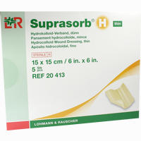 Suprasorb H Hydrokolloidverband Dünn 15x15cm 5 Stück